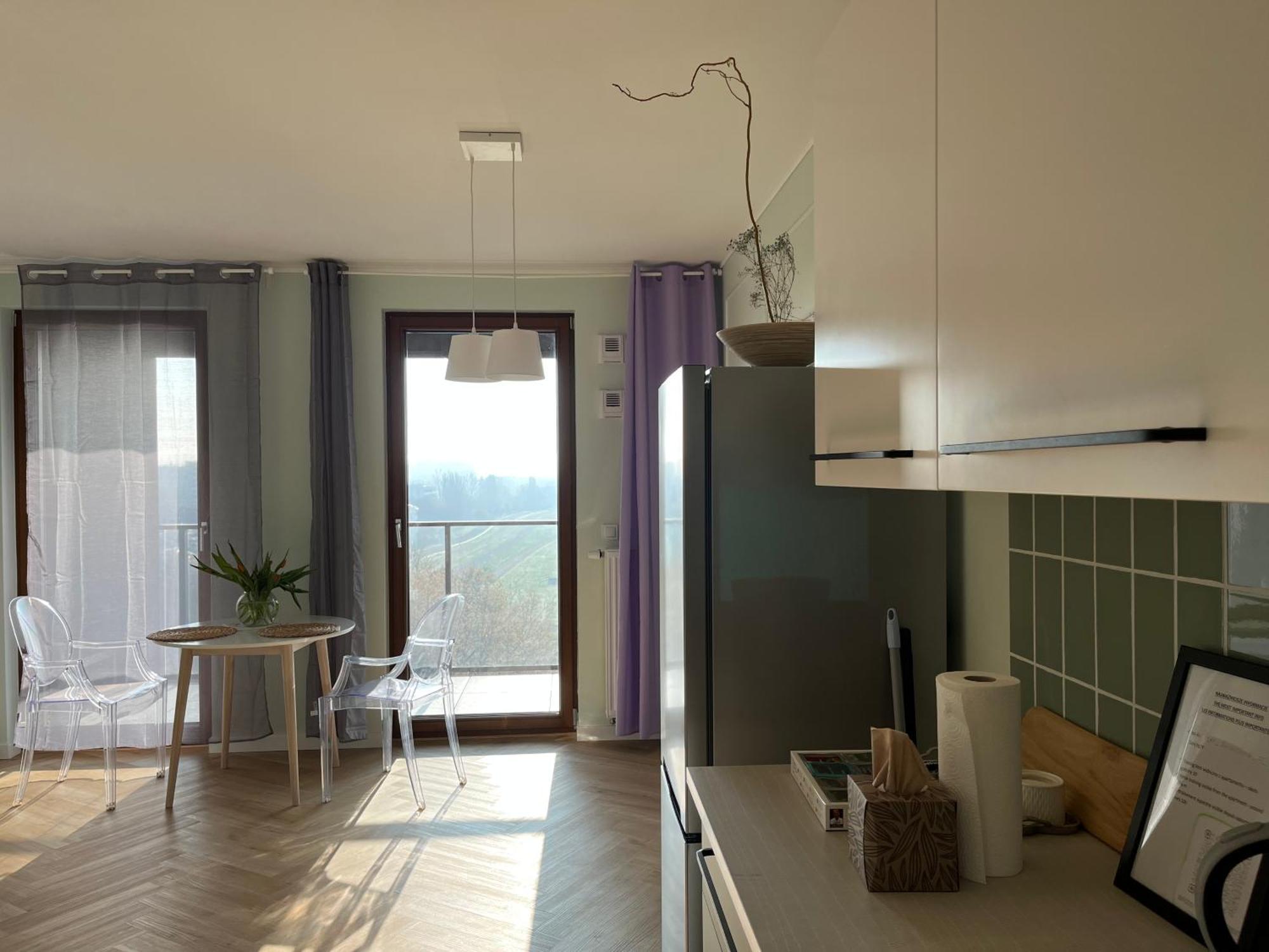 Warsaw Airport Wyscigi - City And Green View Apartment With Underground Garage Extérieur photo